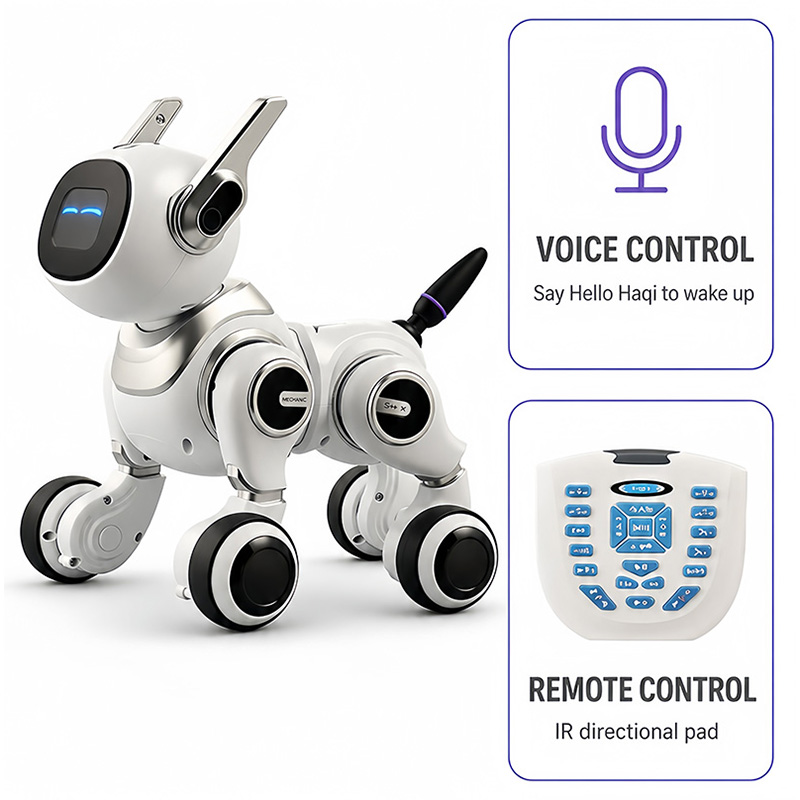 Dog Toys - Cane robot interattivo G110 per bambini,