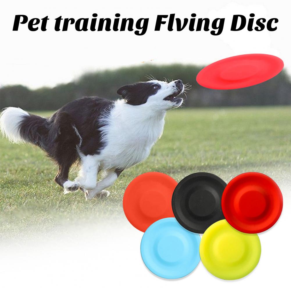 Flying Disc Dog Training Toy - Giocattolo con disco volante per cani