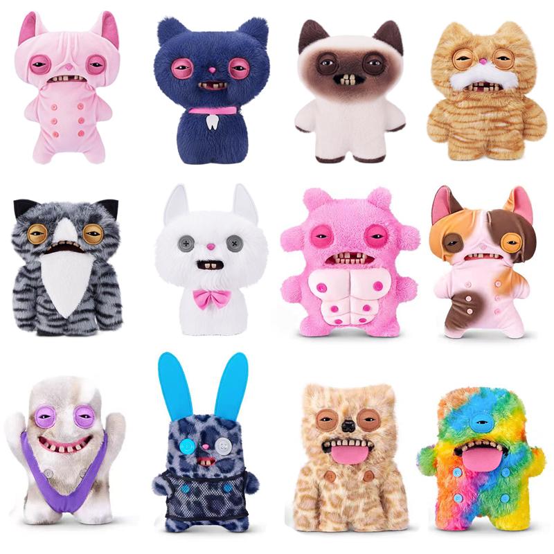 Cat Toys - Peluche Originali Fuggler, Mostri con Denti