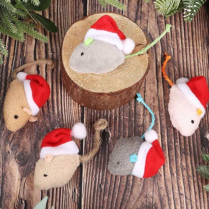 1-5 pezzi: topolino con cappel - Catnip Interactive Plush Mouse recensione e prezzo