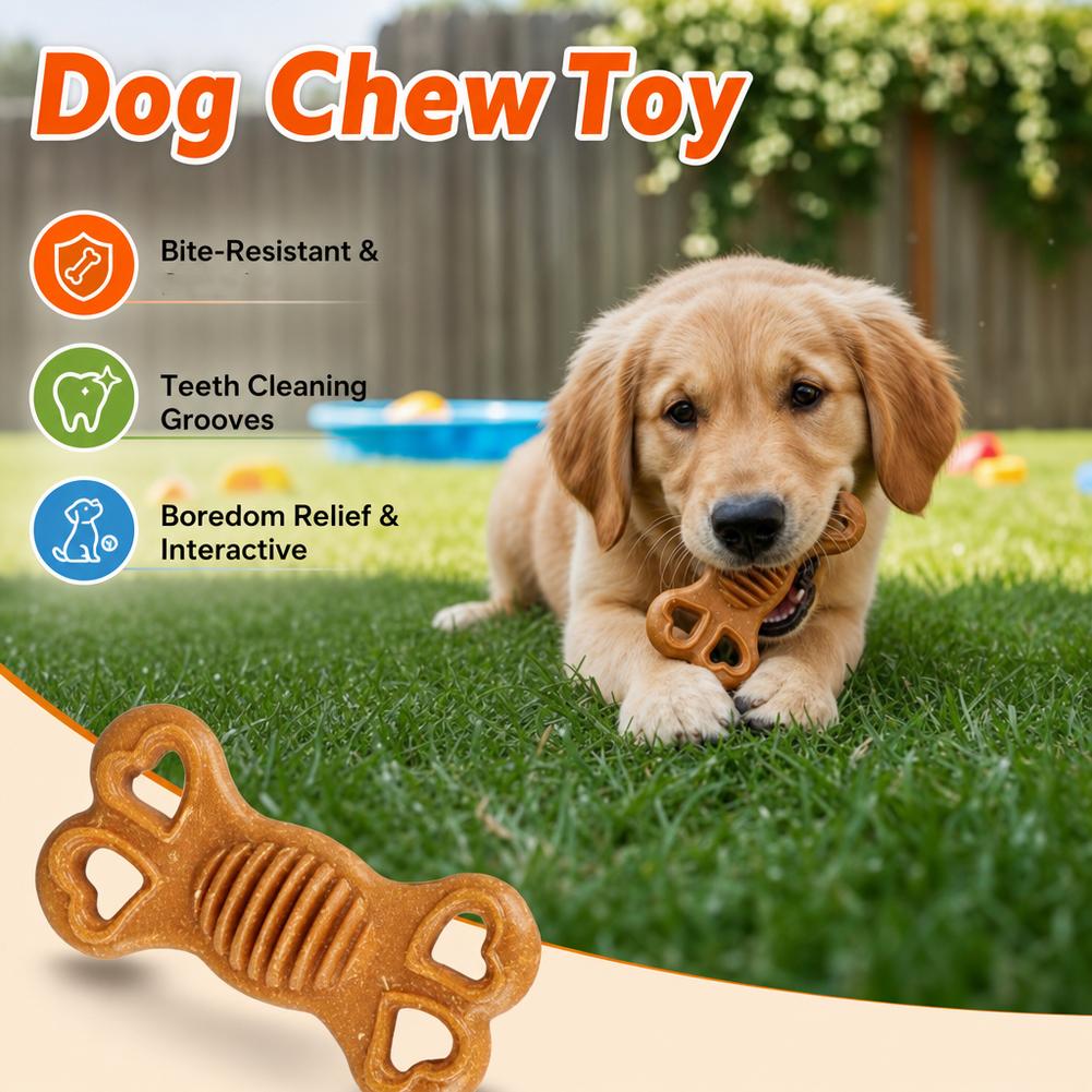 Giocattolo Indistruttibile per - Teeth Cleaning Dog Chew Bone recensione e prezzo